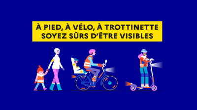 Actu Mobilités douces - Soyez visibles