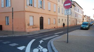 Double sens cyclable