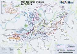plan lignes urbaines