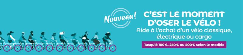 Visuel Osez le vélo - Aide à l'achat de vélo