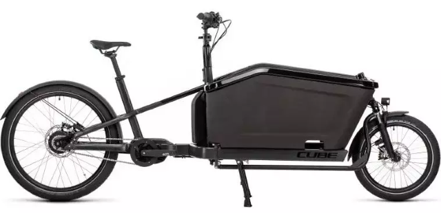 Vélo biporteur Cube Cargo Hybrid 500 