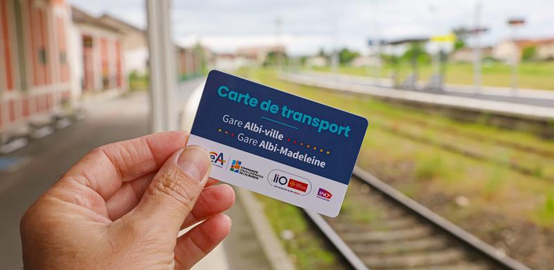 Liaison entre les gares Albi-Ville et Albi-Madeleine - Titre de transport Liaison entre les gares Albi-Ville et Albi-Madeleine - Titre de transport