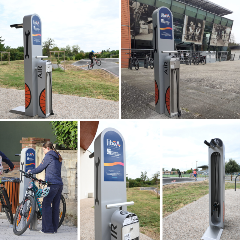Stations de gonflage et de réparation vélo Stations de gonflage et de réparation vélo