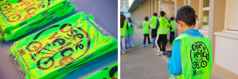 Opération "À vélo fais-toi bien voir !" Opération "À vélo fais-toi bien voir !"