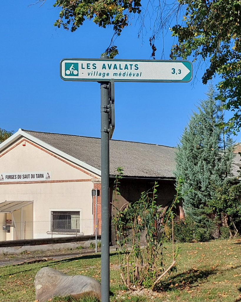Panneaux directionnels - Jalonnement cyclable - Les Avalats